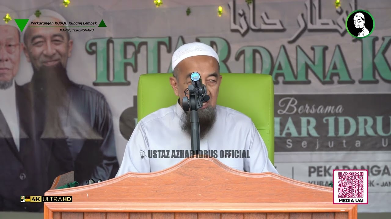 🟡 Koleksi Kuliah Ustaz Azhar Idrus | Perkarangan Kudqi, Kubang Lembek, Manir, Terengganu | 4K
