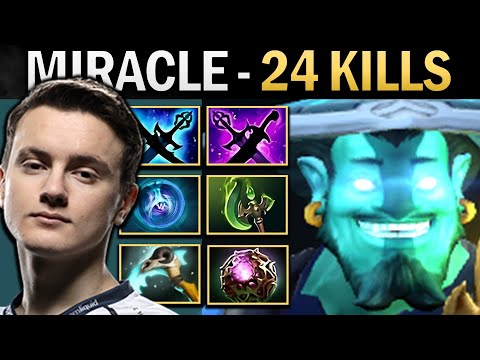 Storm Spirit Dota Gameplay Miracle with 24 Kills and Parasma.