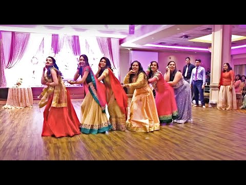 BEST INDIAN WEDDING RECEPTION DANCE/SKIT PERFORMANCE | Bollywood Wedding By Bride & Groom's Friends Video