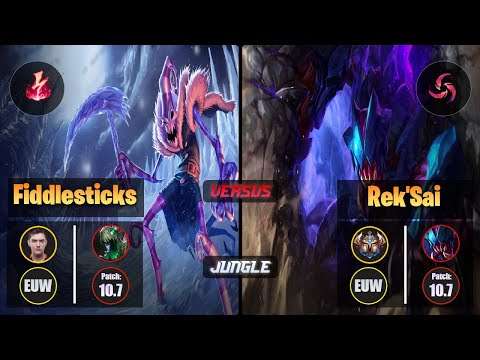 Selfmade FIDDLESTICKS (Jungle) [Electrocute] VS REK'SAI - Challenger EUW Patch 10.7