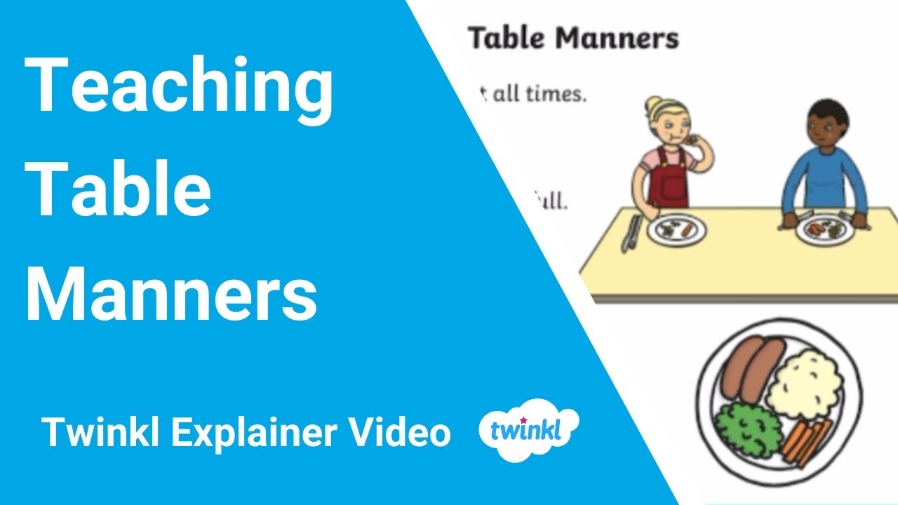 Teaching Table Manners