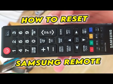 How to Reset Samsung TV Remote Control
