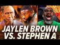 Shannon Sharpe REACTS to Jaylen Brown BEEF with Stephen A. Smith: "Just Call That Man!" | Nightcap DEFAULT Thumbnail