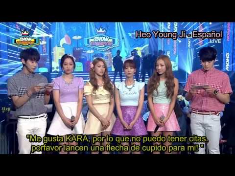 [Sub Español] KARA - Entrevista Backstage "Show Champion"