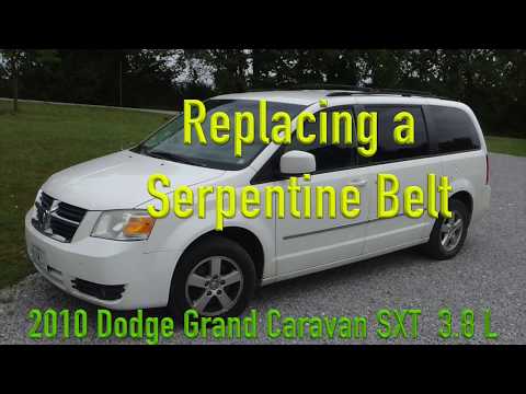Caravan Serpentine Belt Replacement - 2010 Dodge Grand Caravan SXT 3.8L