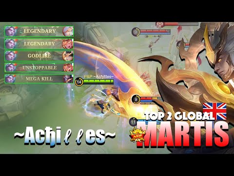 Martis Aggressive God of War! Non Stop Gank | Top 2 Global Martis Gameplay By ~Acђiℓℓes~ | MLBB
