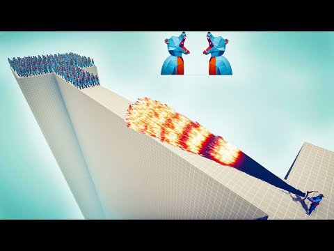 100x BEARS TRY TO CROSS THE BRIDGE - Totally Accurate Battle Simulator TABS