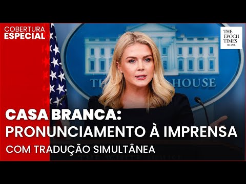 🔴 AGORA: Casa Branca faz pronunciamento à imprensa | Tradução simultânea