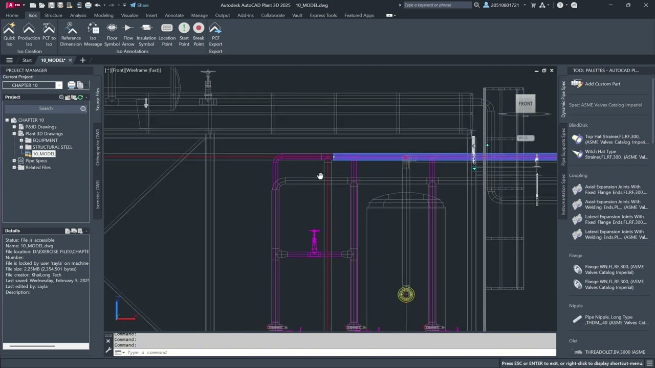AutoCAD Plant 3D ISO Annotations: Must Be in the 3D Model, Not the Drawing