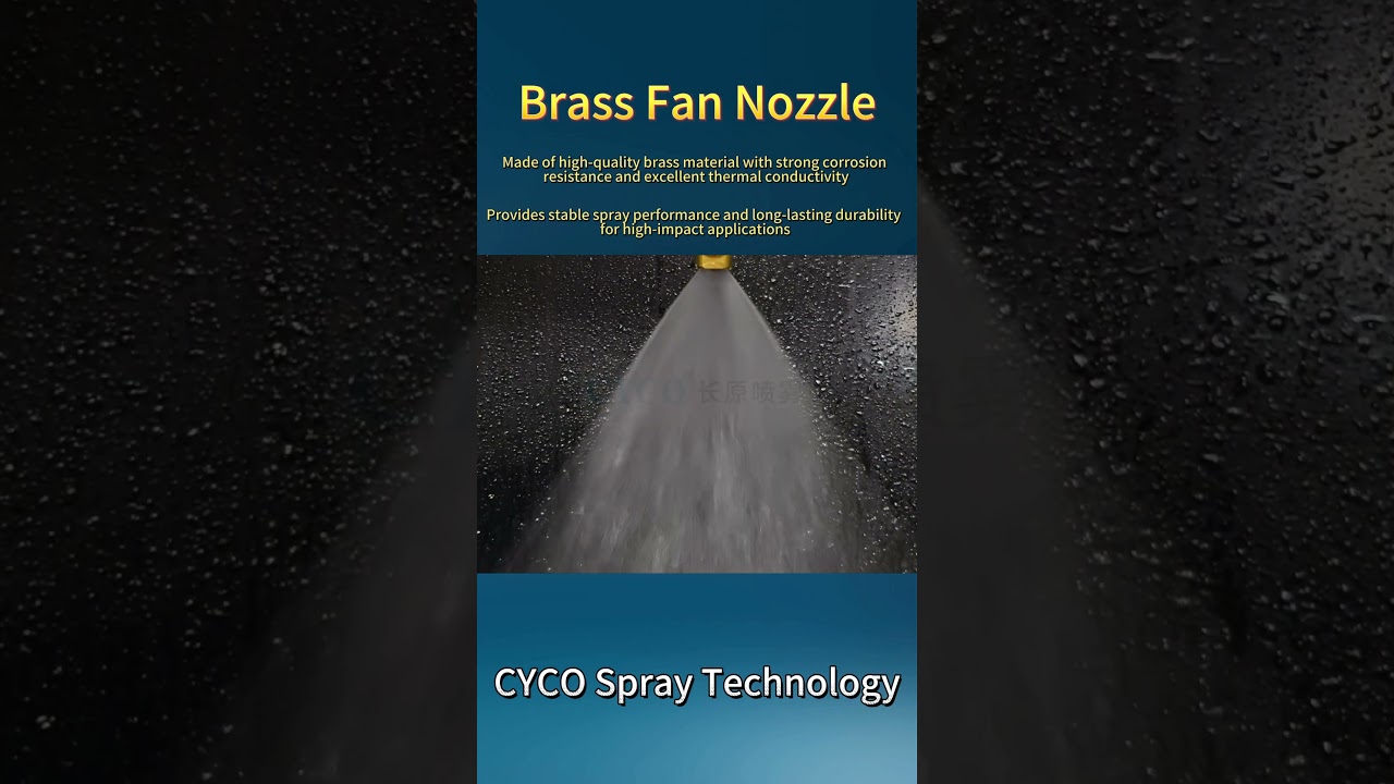 Brass Flat Fan Nozzle