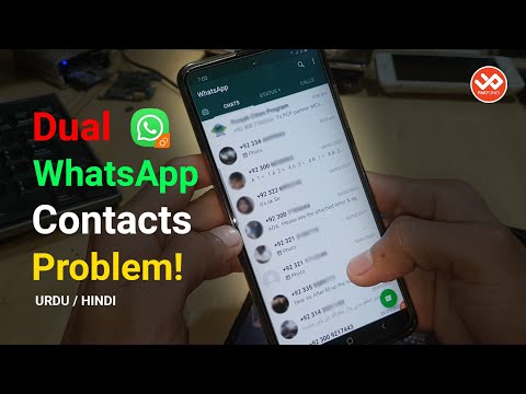 Dual WhatsApp Contacts Problem