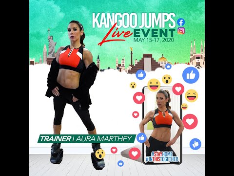 Kangoo Jumps® Live Event May 16, 2020 - Laura Marthey Kangoo Kick & Punch™