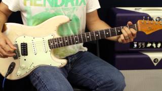 How To Play - Areosmith Cryin' - Song Tutorial - Guitar Lesson