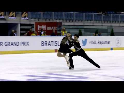 2015 ISU Junior Grand Prix Bratislava Short Dance Kimberly WEI / Illias FOURATI
