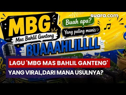 Lagu 'MBG Mas Bahlil Ganteng' yang Viral, Dari Mana Usulnya?