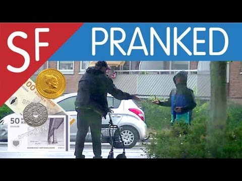 har du tabt penge prank