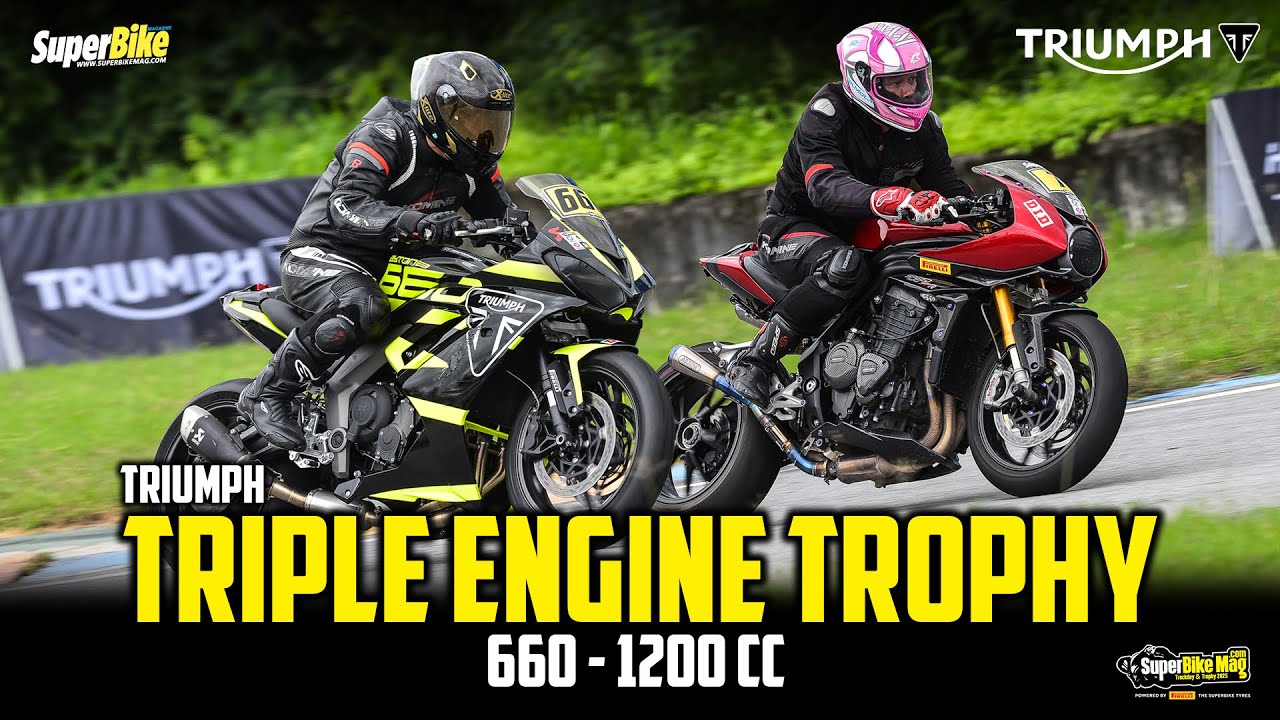 Triumph Triple Engine Trophy 660 - 1200 cc. - SuperBikeMag.com Trackday & Trophy 2025 R.1