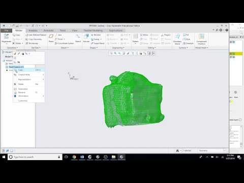 Importing Testudo mesh into Creo