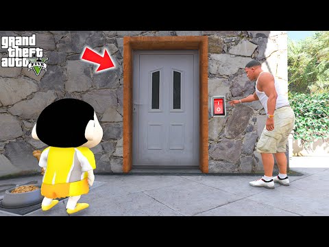 Shinchan and Franklin Found The Secret Secure Room Door Inside Franklin's House in GTA 5!