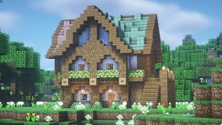 【マインクラフト】新要素を使ったファンタジー風ハウスの作り方【Minecraft】How to Build a Fantasy House 【マイクラ建築】