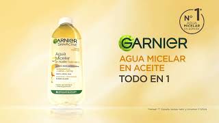 Garnier Para un maquillaje cañero, un Agua Micelar en Aceite anuncio