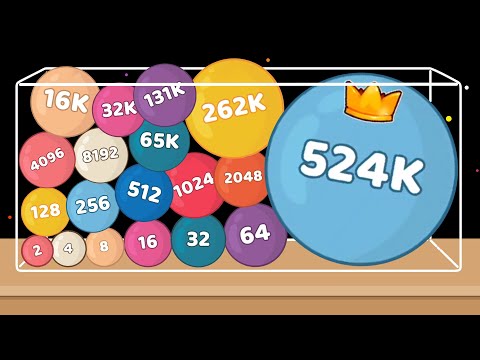 BOUNCY BALL MERGE - Prepare to Be OBSESSED! Drop and Merge, 2048 Balls, Suika Game, Watermelon Merge