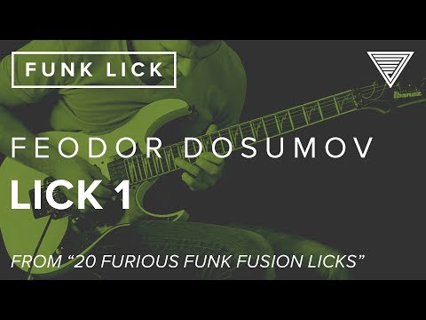 Feodor Dosumov Lick 01 (20 Furious Funk Fusion Licks) | JTCGuitar.com