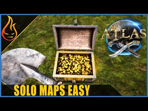 Atlas MMO How To Solo Treasure Maps Easy | Tips And Tricks