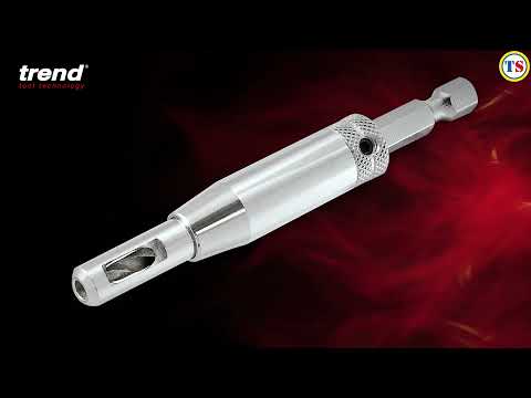 Trend CraftPro Fräser 12,7mm - Gerade 2-Nut Fräser Mit Wolframkarbid Für Holz