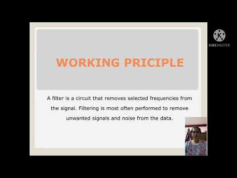 Filter of signal conditioning