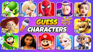 Guess the Character by Voice & Emoji! 🎤 Can You Get 100%? 🌟