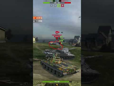 STB-1 выдает на 🔥8500 в WoT Blitz (Tanks Blitz) #shorts #wotblitz