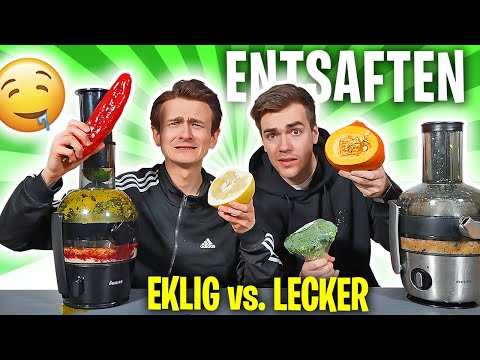 Wir ENTSAFTEN alles in EKLIG vs. LECKER 🤢🤩mit Max KranCrafter