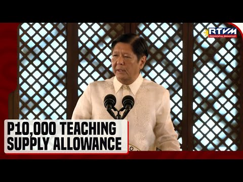 P10,000 allowance sa public school teachers, aprubado ni Pres. Marcos Jr.