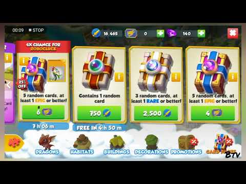 Dragon Mania Legends - I opened RARE CARD PACKS!!!#7