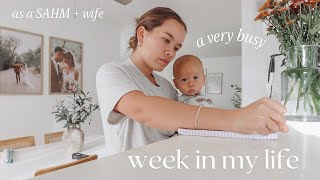 a *busy* week in my life as a sahm + wife | fall decor shopping, filming a podcast, pumpkin matcha!