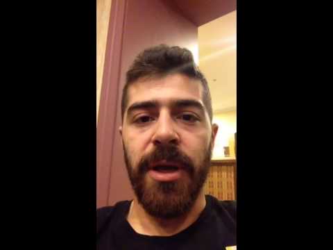 Franco Balbi saluda a las chicas en su cumple