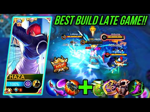 CHOU BEST BUILD 2023 FOR LATE GAME!! BY HAZA | CHOU NEW META GAMEPLAY - Mobile Legends