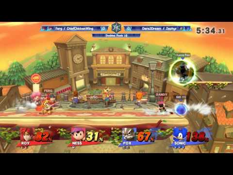 FFIX Smash 4 Doubles Pools LQ - Ferg / ChiefChickenWing vs Dare2Dream / Zephyr