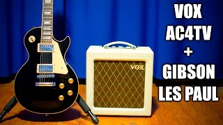 Video thumbnail for VOX AC4TV + Gibson Les Paul (Demo) by NoBlah Gear Demos