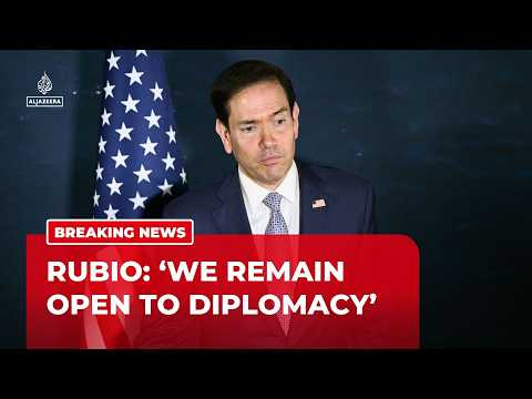 Rubio says the US remains open to diplomacy despite Iran retaliatory strikes