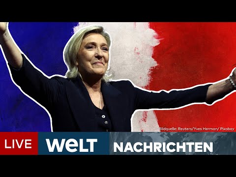 STICHWAHL IN FRANKREICH: Marine Le Pen will absolute Mehrheit im Parlament holen! | WELT NEWSSTREAM