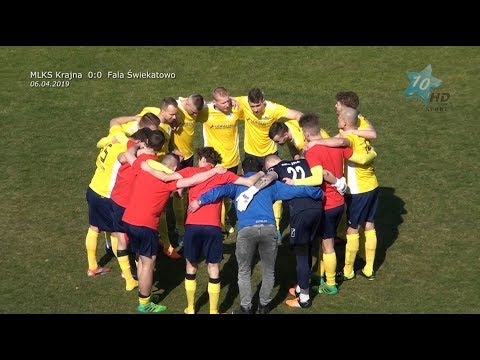 MLKS Krajna Sępólno Krajeńskie - Fala Świekatowo 3:1 (0:1), 06.04.2019 r.