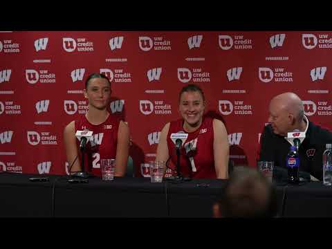 Post-Game Media Conference || Wisconsin Volleyball vs Chicago State || Sep. 05, 2025