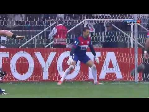 André perde Penalti Corinthians 2 X 2 Nacional URU Libertadores da América 04.05.2016