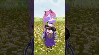 【まいたけダンス】腕が筋肉痛になるまでぐるぐる🌀【綺々羅々ヴィヴィ】#vtuber #hololive #儒烏風亭らでん #shorts