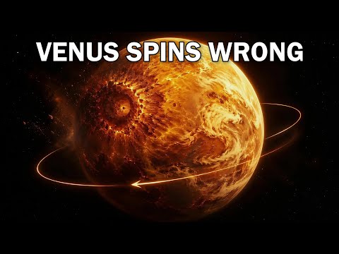 Why Does Venus Spin In The Opposite Direction?  Something Terrible Happened Long Ago..
