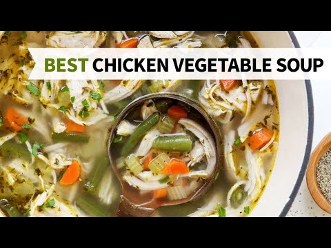Chicken Vegetable Soup (Easy Recipe!)