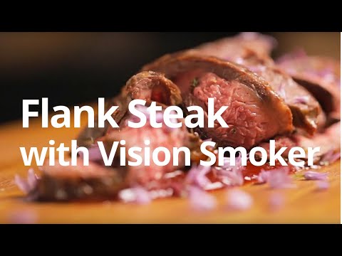 Perfect Flank Steak in the Retigo Combi Oven with Vision Smoker