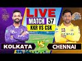 LIVE IPL 2025 KKR Vs CSK Live Cricket Match Score Commentary KOLKATA Vs CHENNAI Live Match